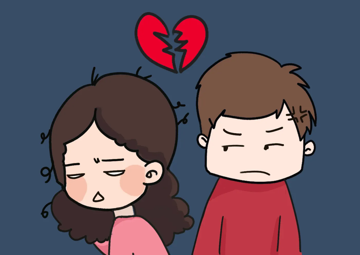不和谐的夫妻感情